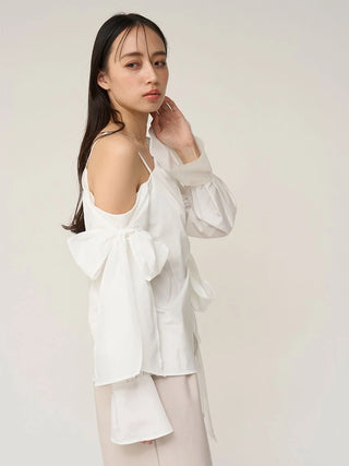 Ribbon-Detail Blouse