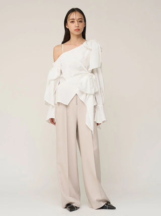 Ribbon-Detail Blouse