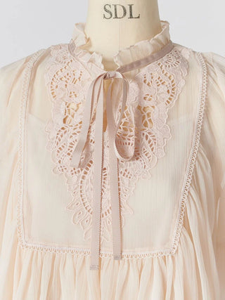 Embroidered Crinkle Blouse
