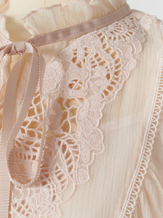 Embroidered Crinkle Blouse