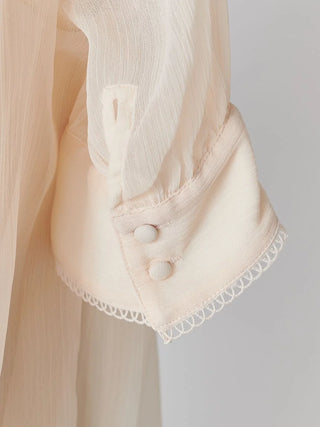 Embroidered Crinkle Blouse