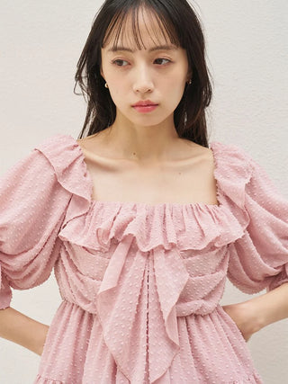 Off-Shoulder Tiered Ruffle Blouse