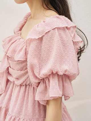Off-Shoulder Tiered Ruffle Blouse