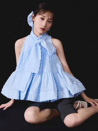 Dobby Dot Blouse