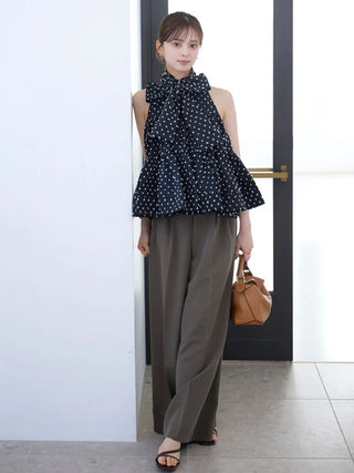 Dobby Dot Blouse