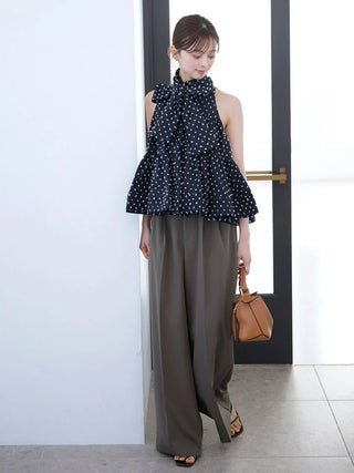 Dobby Dot Blouse