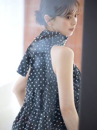 Dobby Dot Blouse