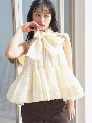 Dobby Dot Blouse