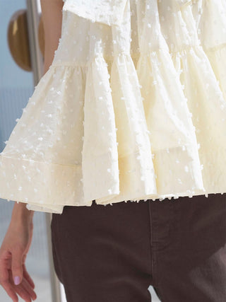 Dobby Dot Blouse