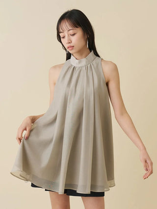 Sleeveless Tunic Blouse