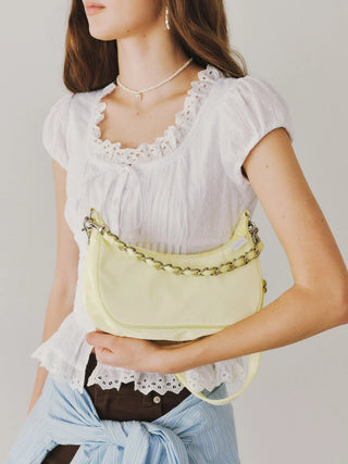 Lace Detail Stripe Shirt