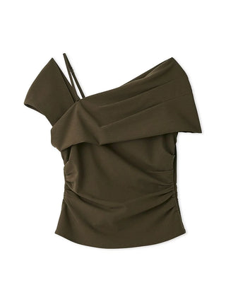Draped Asymmetrical Blouse