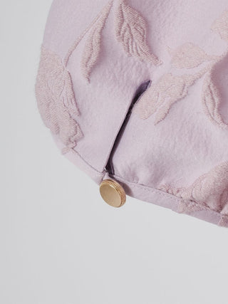 Jacquard Peplum Blouse