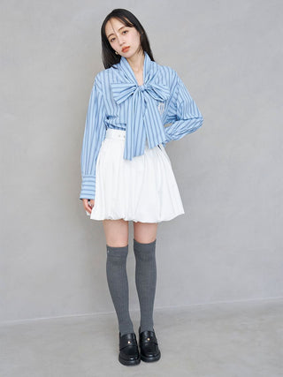 Low Ribbon Blouse