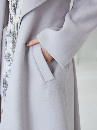 Oversized Collar Wrap Coat