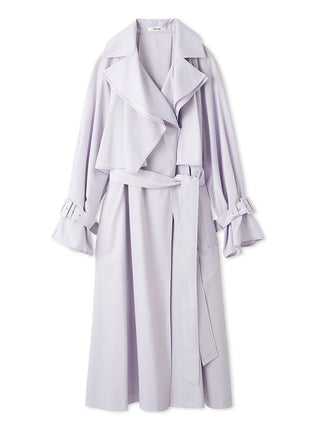 Sustainable Layered Gloss Trench Coat