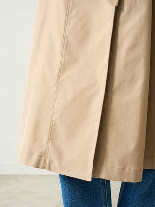 Classic Long Trench Coat in BEIGE, Premium Women's Outwear at SNIDEL USA.