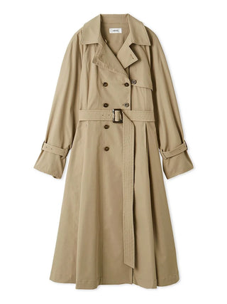 Classic Long Trench Coat in BEIGE, Premium Women's Outwear at SNIDEL USA.