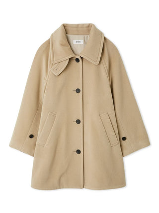 Stand Collar Mid-Length Coat