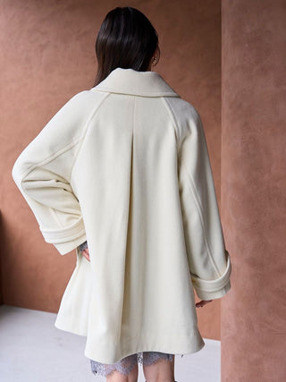 Stand Collar Mid-Length Coat