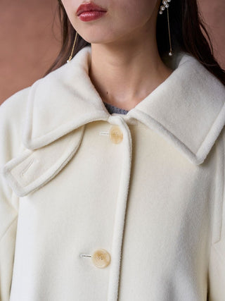 Stand Collar Mid-Length Coat