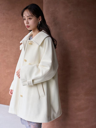 Stand Collar Mid-Length Coat