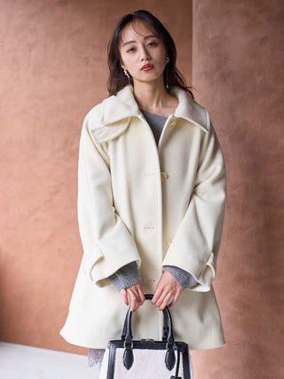 Stand Collar Mid-Length Coat