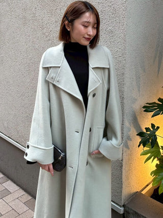 [HIGH QUALITY COLLECTION] Double-Faced Balmacaan Coat