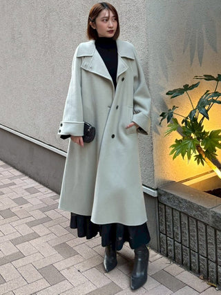 [HIGH QUALITY COLLECTION] Double-Faced Balmacaan Coat