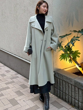 [HIGH QUALITY COLLECTION] Double-Faced Balmacaan Coat