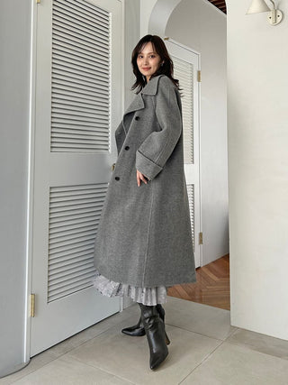 [HIGH QUALITY COLLECTION] Double-Faced Balmacaan Coat