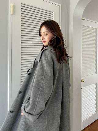 [HIGH QUALITY COLLECTION] Double-Faced Balmacaan Coat