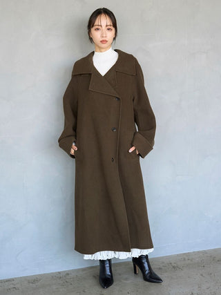 [HIGH QUALITY COLLECTION] Double-Faced Balmacaan Coat