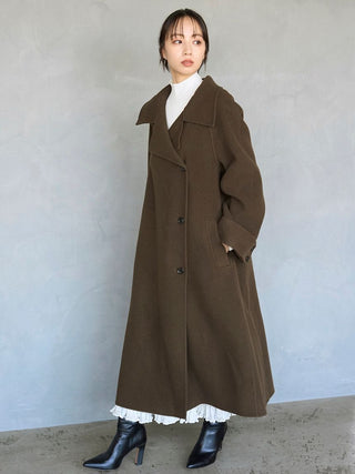 [HIGH QUALITY COLLECTION] Double-Faced Balmacaan Coat