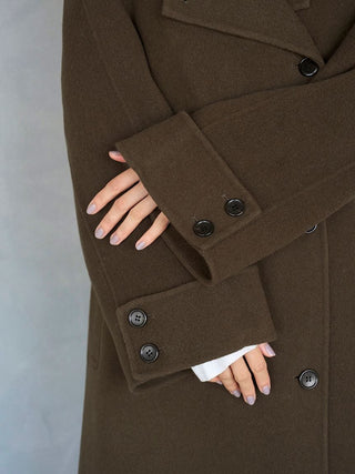 [HIGH QUALITY COLLECTION] Double-Faced Balmacaan Coat