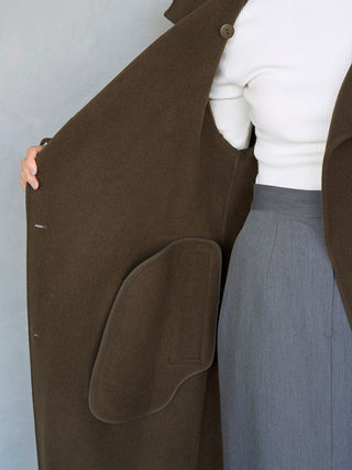 [HIGH QUALITY COLLECTION] Double-Faced Balmacaan Coat