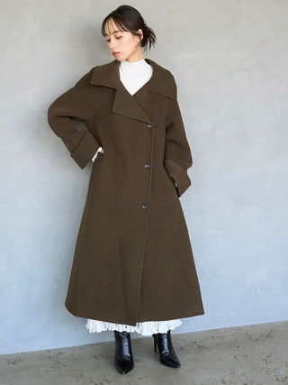 [HIGH QUALITY COLLECTION] Double-Faced Balmacaan Coat