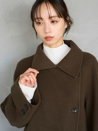 [HIGH QUALITY COLLECTION] Double-Faced Balmacaan Coat