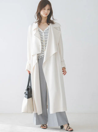 Sustainable Layered Cape Trench Coat