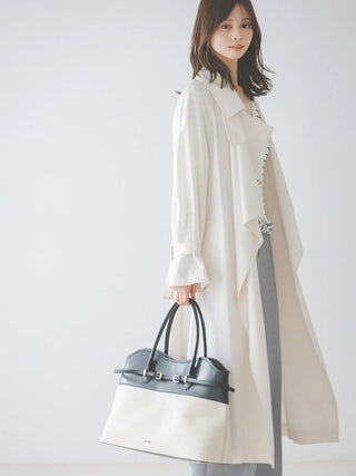 Sustainable Layered Cape Trench Coat