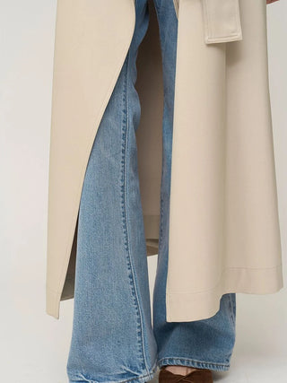 Sustainable Layered Cape Trench Coat
