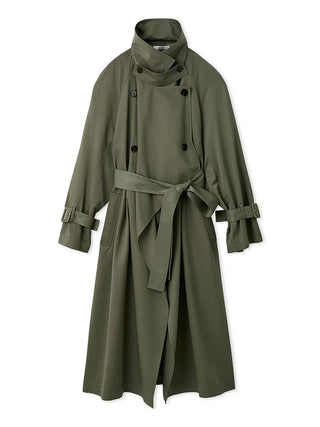 Sustainable Layered Cape Trench Coat