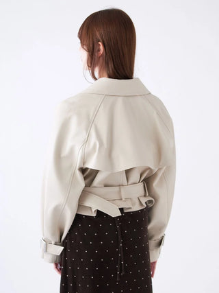 Cropped Trench Jacket