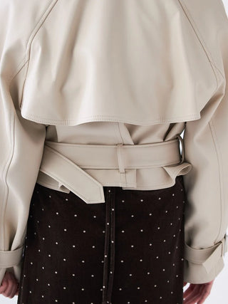 Cropped Trench Jacket