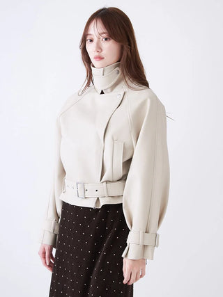 Cropped Trench Jacket