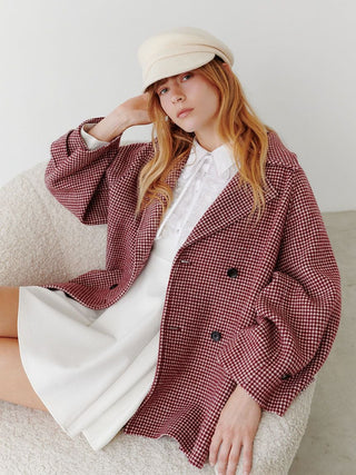 Premium Double-Breasted Mid-Length Coat