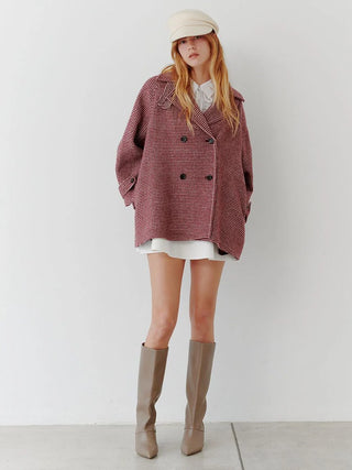 Premium Double-Breasted Mid-Length Coat