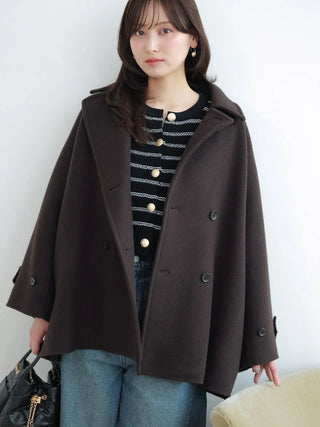 Premium Double-Breasted Mid-Length Coat