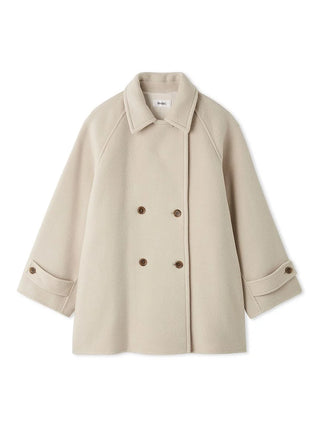 Premium Double-Breasted Mid-Length Coat