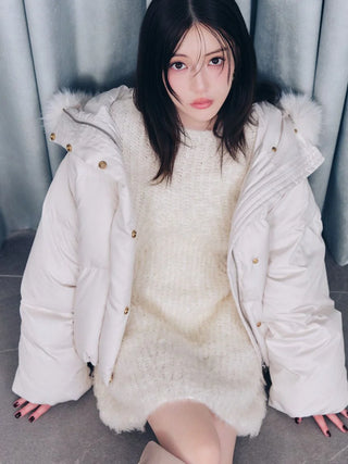 Nishikawa Hooded Fur Mid-Down